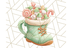 Christmas Coffee Mugs Clipart PNG Festive Cups Product Image 2
