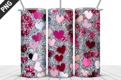 Red Plaid Tumbler Design | Valentine&#039;s Day Tumbler Wrap Product Image 5