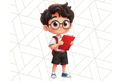 Boy Teacher Clipart, Classroom PNG, Cute School Teacher Art Product Image 23