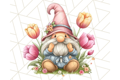Summer Garden Gnomes Clipart PNG, Summer Country Gnomes Png Product Image 2