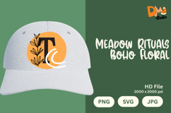 Meadow Rituals Boho Floral Monogram Product Image 1