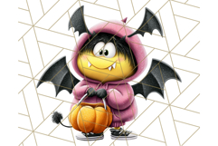 Monster Kids Clipart PNG, Cute Halloween Costume Art Product Image 2