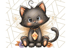 Halloween Fairy Animal Clipart PNG, Cute Spooky Creatures Product Image 2