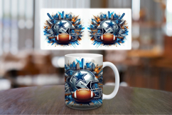Mug Wrap Sublimation - american football Product Image 1