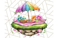Bright Floating Island PNG Clipart for Fantasy Worlds &amp; Maps Product Image 2
