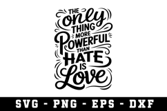 Love Power Svg Design | Love Power Svg cut files Product Image 1