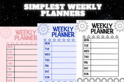 best simplest weekly planner freebie 60,free Weekly planner Product Image 2