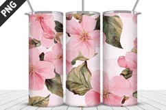 Flowers Tumbler Wrap | Sublimation Design | Tumble PNG Product Image 3