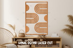 Mid Century Wall Art Laser Cut File for Home Decor Product Image 1