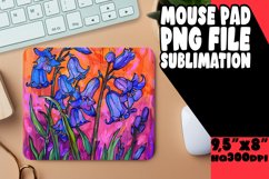 Bright Flower Patterns Mouse Pad PNG Product Image 1