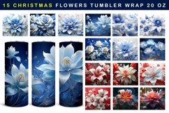 130 Christmas Designs Tumbler Wrap Sublimation Product Image 3