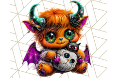 Spooky Cute Monster PNG Clipart, Adorable Halloween Monsters Product Image 2