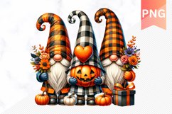 Halloween Gnome Sublimation - Clipart PNG Design Product Image 1