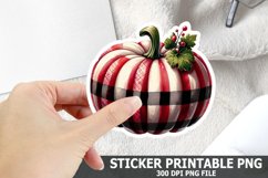 Halloween Pumpkin Sticker| Halloween Sticker PNG Design Product Image 1