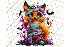 Pumpkin Party Halloween Clipart PNG, Cute Spooky Elements Product Image 2