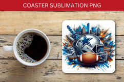 square coaster - american football Product Image 1