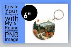 Outdoor Adventure Companion Circle Design Sublimation Product Image 1