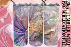 Sparkly Tumbler Wrap Butterfly Pattern 20oz Product Image 1