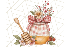Cottagecore Kitchen Clipart, Vintage Country Floral Kitchen Product Image 2