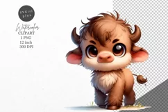 Buffalo clipart, Nursery clipart, Safari clipart Product Image 1