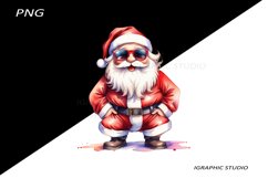 Funny Santa Claus Clipart, Christmas Clipart Product Image 1