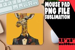 Sublimation Wonders: Animal Mouse Pad Product Image 1