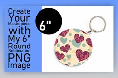 Stylish Circle PNG for Coaster Design , Heart Product Image 1