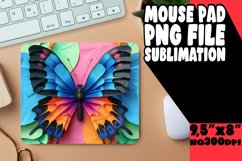 Colorful Flutter 3D Mouse Pad - Springtime Theme Product Image 1