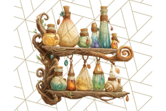 Woodland Potion Clipart Forest Apothecary Elements PNG Product Image 2