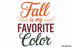 Fall is my favorite color Svg | Halloween Svg | Svg Cut File Product Image 1