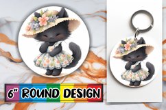 Charming Cat Lover Round Design Product Image 1