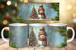 Mug Wrap Sublimation - snowman Product Image 1