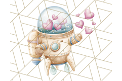 Kawaii Space Vehicles Clipart PNG, Cute Sci-Fi Tech Clip Art Product Image 2