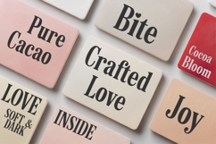 Cordavia Regular Classic Slab Serif Font with Heart Product Image 4