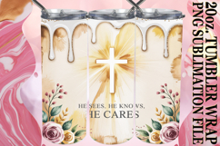 Radiant Memories 20oz tumbler wrap, Christian Product Image 1