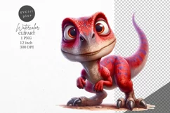 Dinosaur clipart, Dino clipart, Kids sublimation Product Image 1