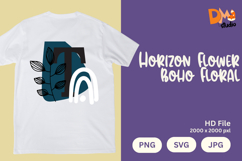Horizon Flower Boho Floral Monogram Product Image 1