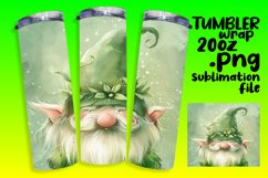 Enchanting Escapade: Gnome Tumbler Sublimation - 20oz Product Image 1