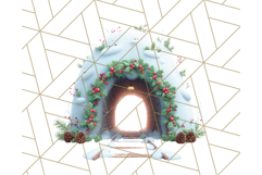 Christmas Train Ride PNG Clipart with Yeti and Elves Product Image 2
