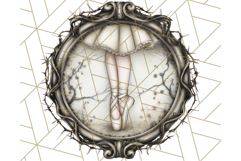 Dark Nutcracker Clipart Gothic Holiday Ballet PNG, Christmas Product Image 2