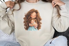 Watercolor Sisterhood Clipart PNG Product Image 1