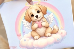 Angel Dog Memorial Clipart | 17 PNG Rainbow Bridge Dog Angel Product Image 5