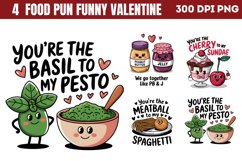 Food Pun Funny Valentine Bundle PNG Product Image 3