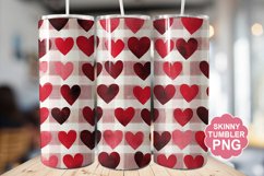 Valentine Flannel Tumbler | Valentine Tumbler Wrap Product Image 1