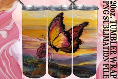 Gorgeous Glitter Butterfly Wraps for 20oz Tumblers Product Image 1