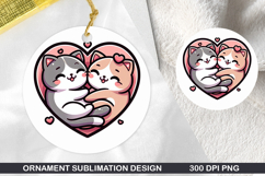 Fox Holding Stained Glass Ornament PNG,Digital Download File Product Image 1