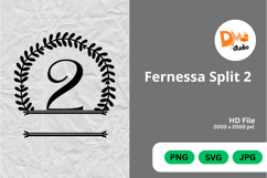 Fernessa Split Monogram Product Image 1