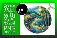 Summer Dream 3D Landscape Round Design Product Image 1