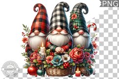 Christmas Gnome Sublimation - Clipart PNG Bundle Product Image 7