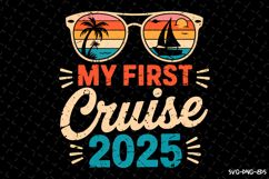 My first Cruise 2025 SVG Design | Summer | SVG Cut files Product Image 1